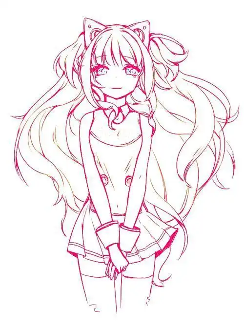 超级大美女简笔画动漫腿怎么画步骤漫画腿怎么画可可简笔画简笔画