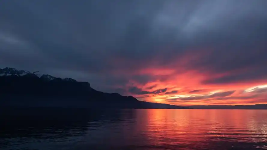 天空,海洋,森林,自然风光,山川,太阳风景壁纸:唯美山水之间风景桌面