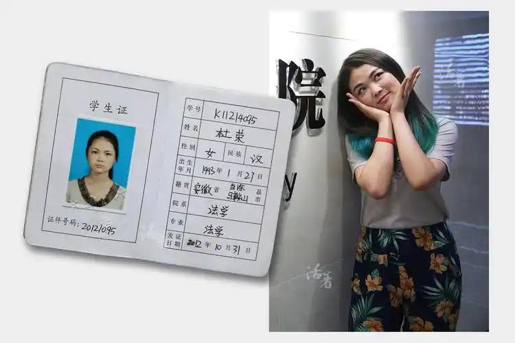 毕业生对比入学证件照 改变的不止容貌