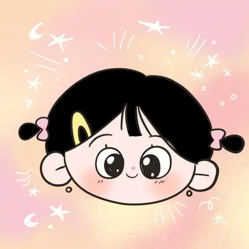 大眼卡通小女孩超可爱头像图片