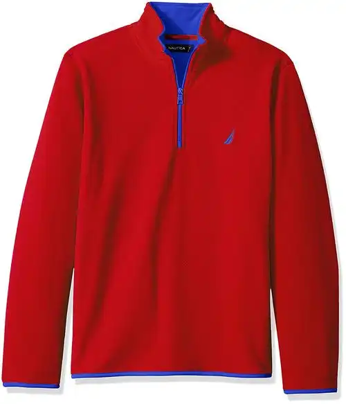 nautica 男士基本款 nautex 半拉链运动衫
