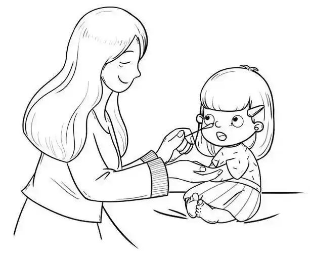 米妮老鼠生宝宝简笔画