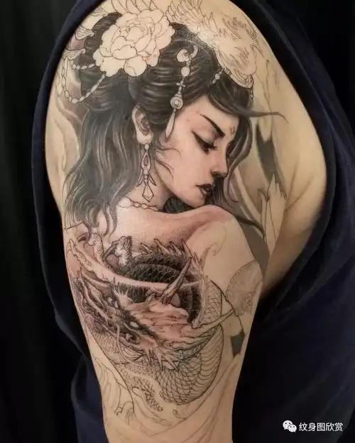 人物纹身 - 【艺妓】纹身图案