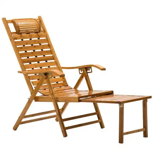 折叠躺椅老人老人家家用阳台午睡休闲椅便携简易折叠椅