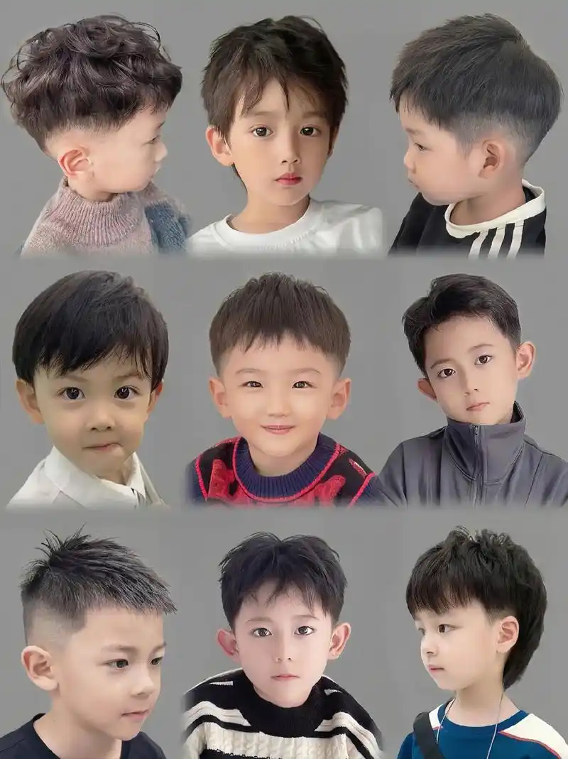 变身做个酷小孩9699.美麻们!9款阳光帅气男孩发型来啦!可 - 抖音