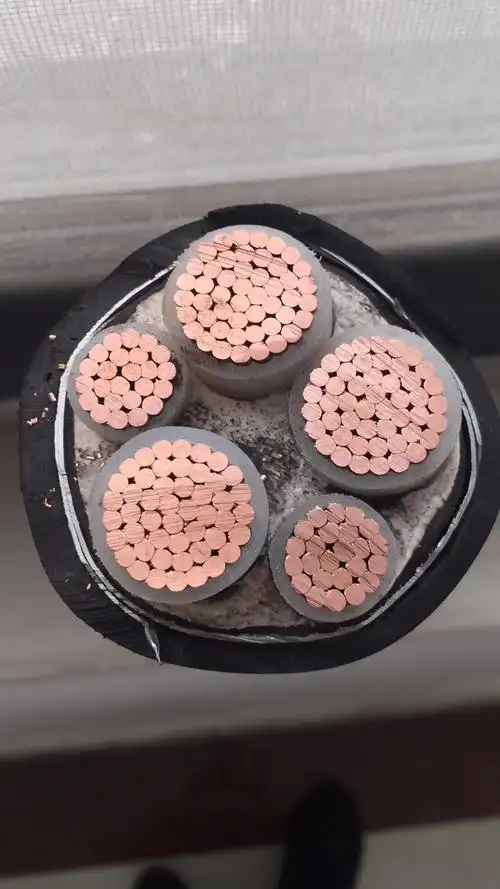 纯铜芯国标yjv3 4 5芯50 70 95 120平方户外三相抗老化电线电缆线