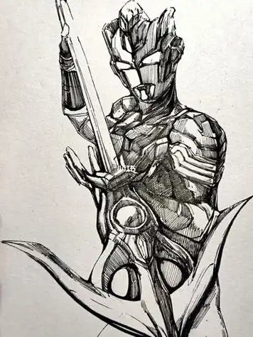 泽塔奥特曼简笔画泽塔奥特曼简笔画德尔塔天爪