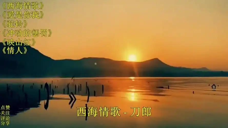 刀郎西海情歌爱是你我驼铃冲动的惩罚映山红