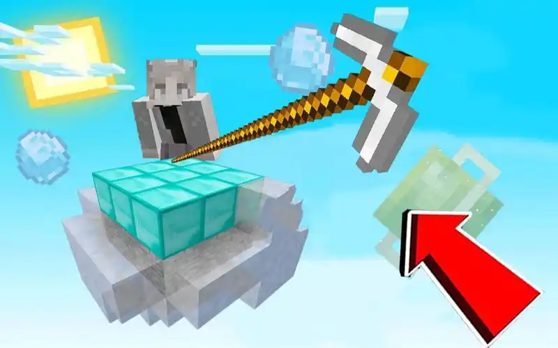 打造匠魂究极神镐 我的世界 钻石空岛生存 第三期