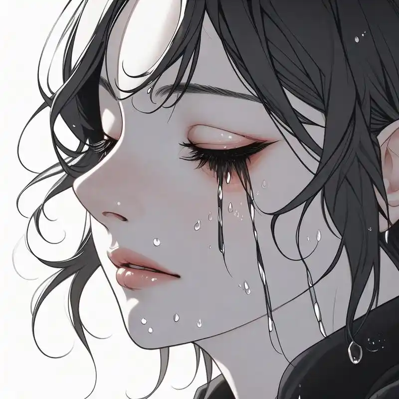 92伤感想哭的女性头像00 每个人都有那些令人心碎的瞬间,这些头像