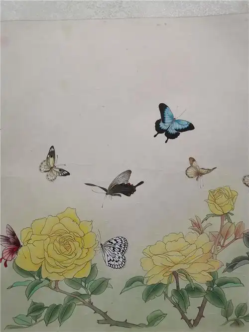 007 袁旻罡 工笔蝴蝶 2013年 镜片