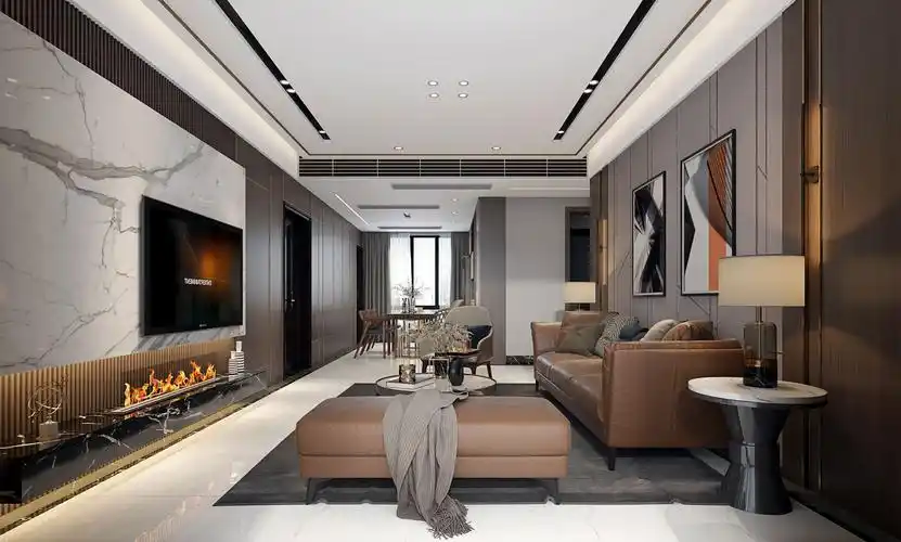 绿城春江明月141㎡现代轻奢风格