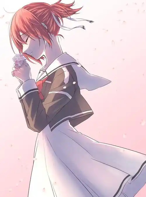 贵方に微笑む来茶的pixiv人物侧脸插画图片