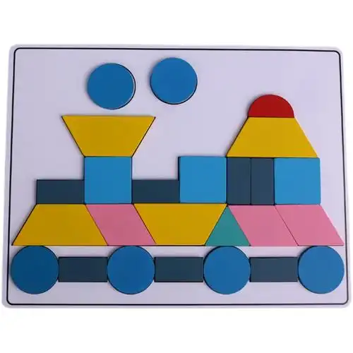 益智区玩具大班幼儿园中班材料投放七巧板智力拼图拼图