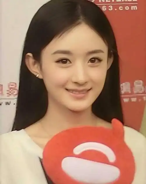 赵丽颖早年旧照曝光长发及腰容貌水灵纯天然颜值太惊人