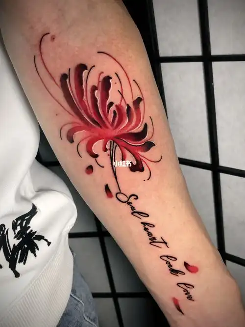 泉州纹身  #彼岸花纹身  #我的纹身分享  #毁皮纹身  #纹身  #小清新