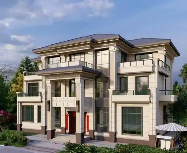 23×14米三层新中式豪华别墅,可做民宿