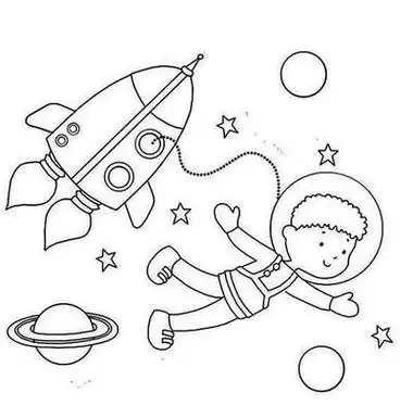 梦想 简笔画 儿童画 - 简单简笔画