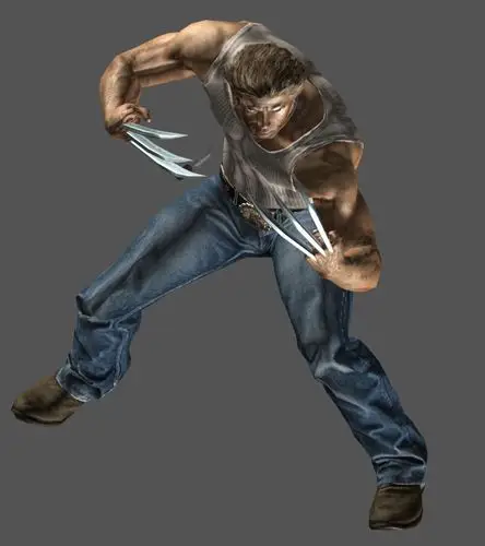 x战警金刚狼各种装束内部肌肉细节