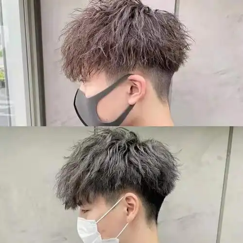 摩根碎盖就是在碎盖发型的基础上,融入了锡纸烫或者烟花烫的手法,重点