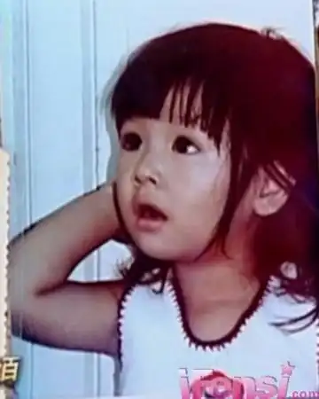 林心如,小时候真心可爱啊!