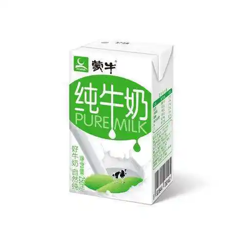 250ml蒙牛纯牛奶盒装