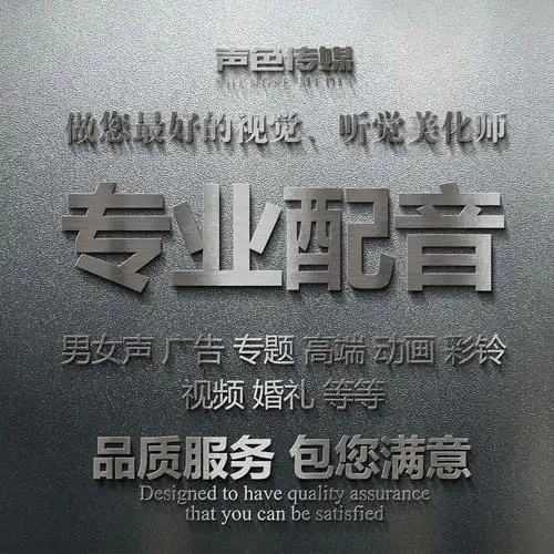 角色配音企业专题广告飞碟动画儿童老人微电影密室逃脱话剧舞台剧
