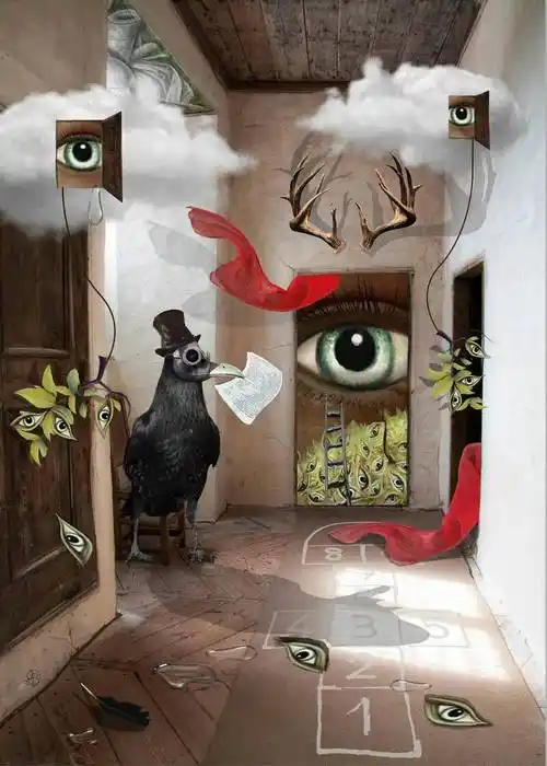 土耳其设计师超现实主义插画作品