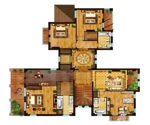 独栋别墅户型图 贵族中的贵族该是怎样?