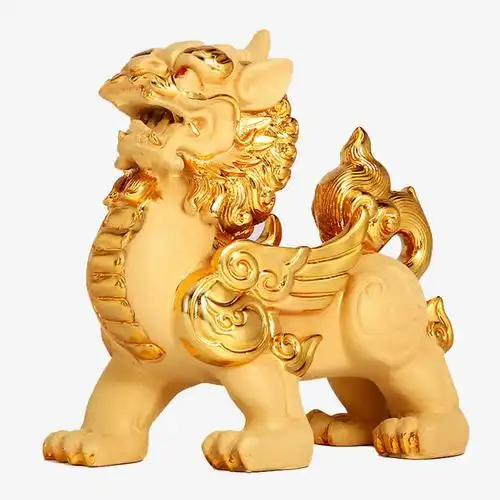 开光镀金貔貅摆件