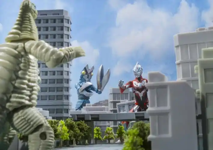 全新正品万代盒蛋掌动超奥特曼玩具vs贝利亚迪迦盒蛋