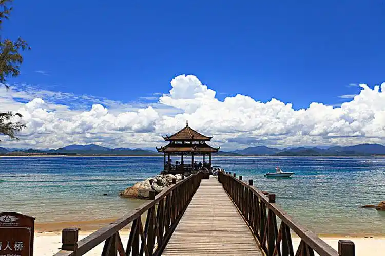 海南三亚蜈支洲岛风光_高清图片_全景视觉