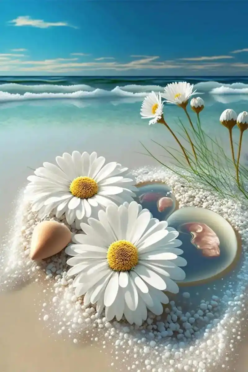 我的抖音生活日记 #小雏菊手机壁纸,世间的温柔和清新都送给 - 抖音