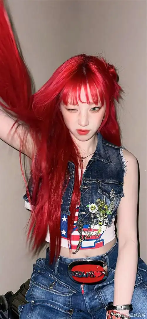 宋雨琦#宋雨琦红发壁纸92957815