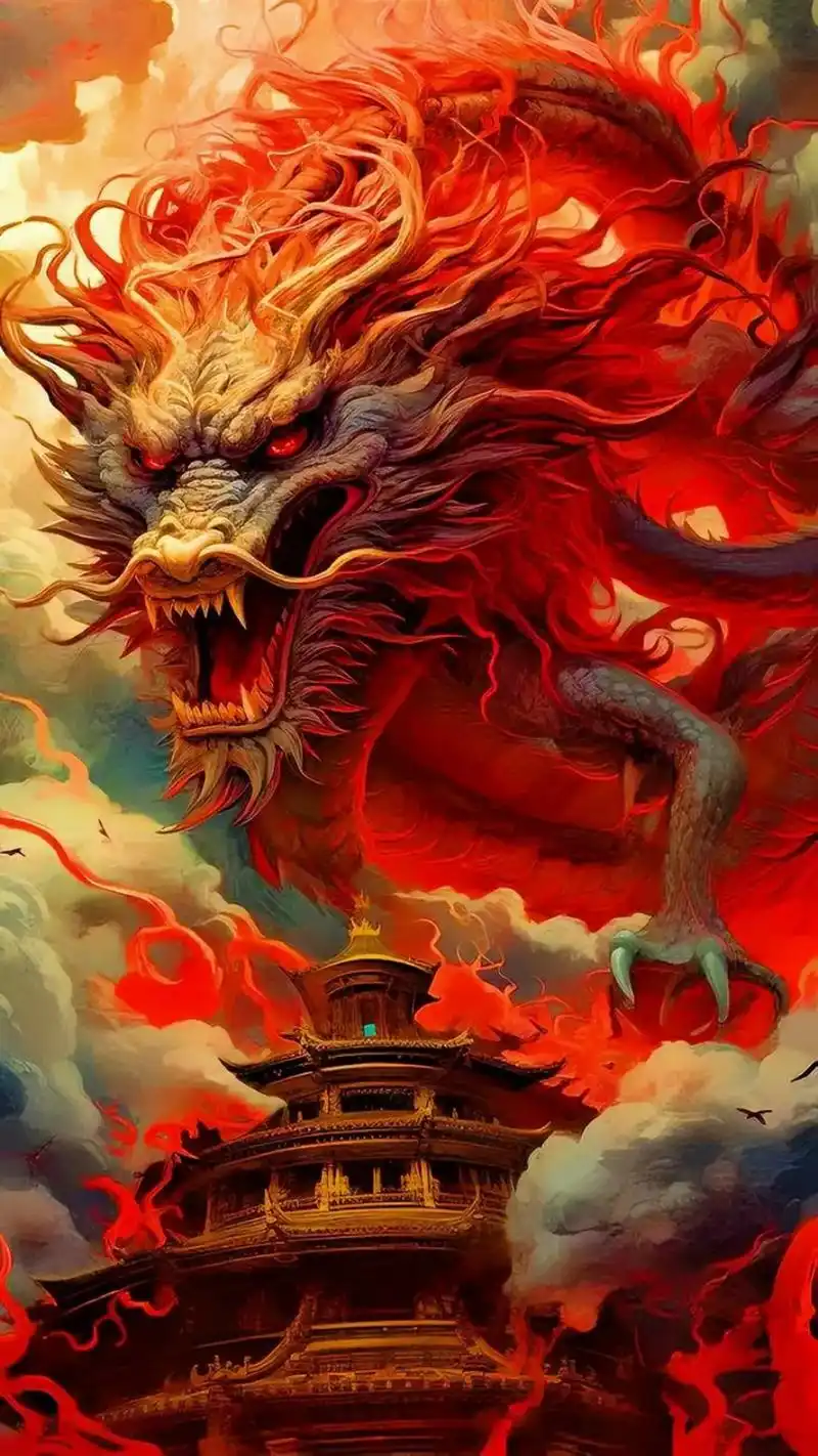 壁纸.龙行天下,龙飞凤舞,画龙点睛. 94龙的传人 - 抖音