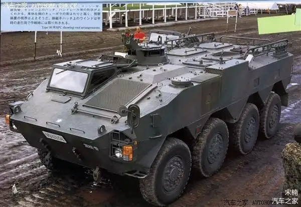 总体来说日军的这款轮式装甲车在90年代初期至2000年代中期具有一定