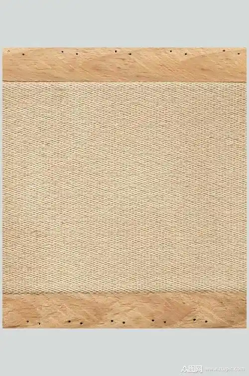 浅色调亚麻粗布素材图片