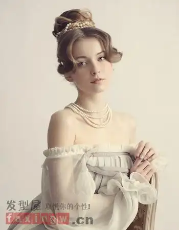 欧美新娘发型设计 复古风演绎浪漫情怀