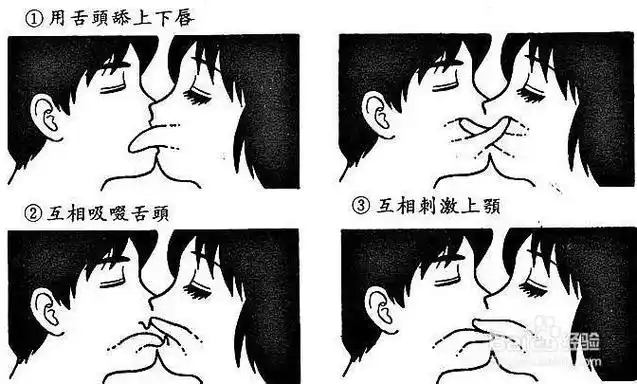 接吻的时候有的是浅浅的吻,有的是把舌头伸进对方嘴里,还有的是咬