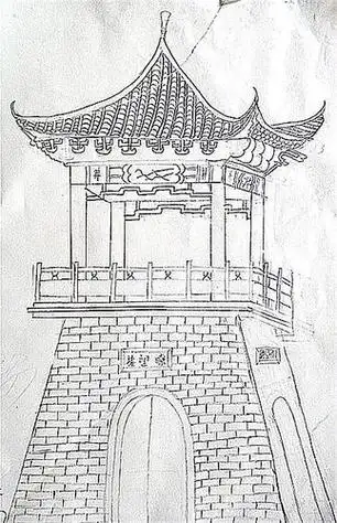 画简笔房屋建筑临摹素材步骤家乡的古建筑简笔画中国古建筑儿童周熙