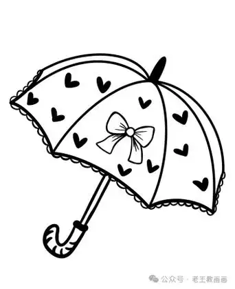 原来画雨伞,这么简单!