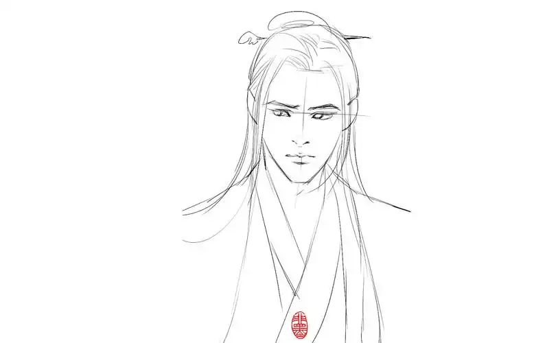 插画师非墨作品红衣温客行