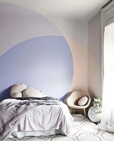 北欧风格几何装饰画客厅装修_齐家网装修效果图