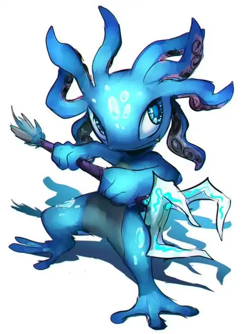 英雄联盟 lol 菲兹 萌图 可爱 小鱼人 游戏 潮汐海灵 fizz