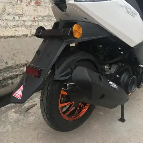 排气管福喜巧格rsz鬼火gy6125尼比雷石改装静音回压管手工管_双氙车灯