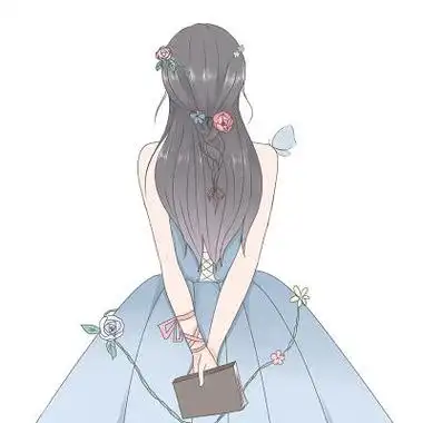 浪漫背影女生动漫头像图片可爱 好看唯美的女生背影动漫头像