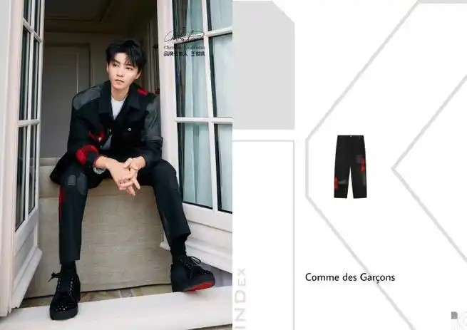 王俊凯时尚索引#@tfboys-王俊凯20230927|cl巴黎拍摄- look 1鞋履