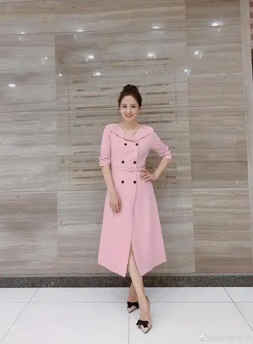 女主持陈蓓蓓挺美的啊跟李红有一拼