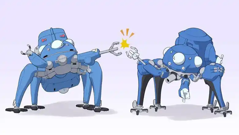 攻壳机动队塔奇克马插画图片