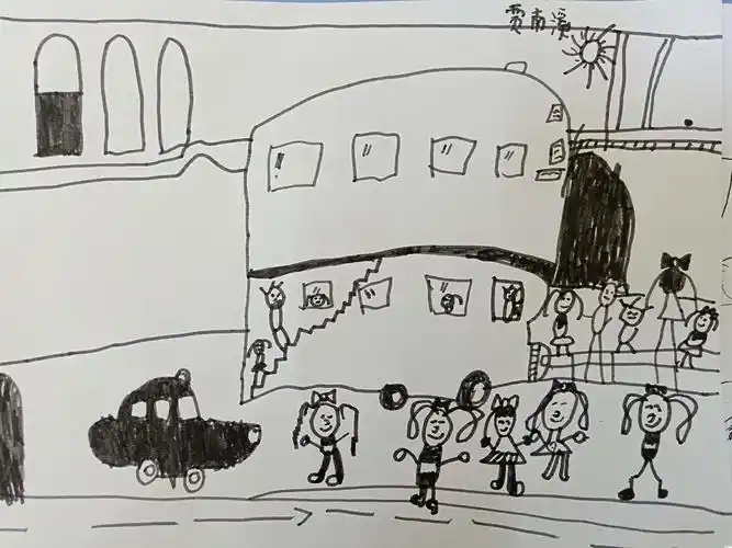 写生——双层公交车